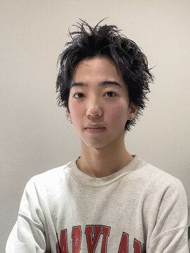 メレ 仙台(Mele) 20代～30代刈り上げなしメンズスパイキーショート［仙台］