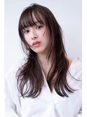 20代30代かわいい/顔周りレイヤー/髪質改善/髪質改善ストレート