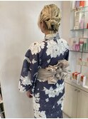 浴衣＆ミディアムヘアセット