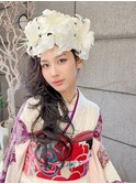 立川成人式盛り髪ヘア【立川盛り髪】【立川成人式】