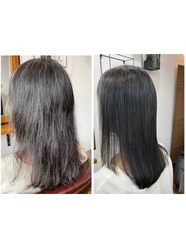 エイジングによる髪のハリコシ、ダメージ、パサつきが気になる方にオススメ！髪のお悩み解決専門サロン。