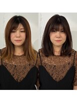 メロウ(me'lou) 《me’lou》ミディアム×レイヤー20代30代40代50代