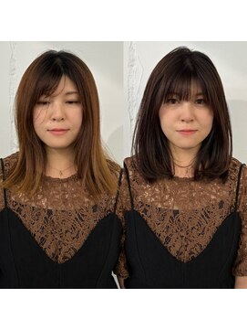 メロウ(me'lou) 《me’lou》ミディアム×レイヤー20代30代40代50代