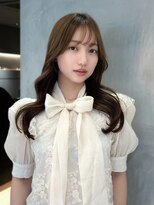 ルームバイシー 新宿(Loom. by Sea)&nbsp;ココアベージュ×レイヤー[小顔/黒髪/オリーブグレー]