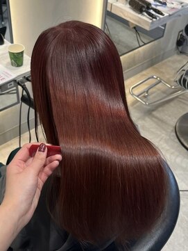 ロンドジェネルーズ 柏(Lond generous) オリーブグレー髪質改善/黒髪/小顔/柏駅柏/縮毛矯正