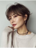 ミセスショート×白髪ぼかしカラー30代40代50代60代