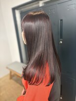 モコヘアーフロール(MOCO hair flor)&nbsp;ワンカラーで作るグロウボルドー