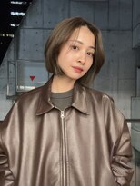 ブラン(Blanc Aoyama)&nbsp;レイヤーカット/顔まわりカット/ブリーチなし/ボブ/ミディアム