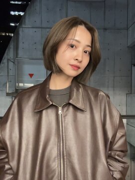 ブラン(Blanc Aoyama) レイヤーカット/顔まわりカット/ブリーチなし/ボブ/ミディアム