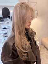 ラヴィズム 名駅店(LUVISM)&nbsp;ブリーチ/ダブルカラー/似合わせカット/切りっぱなし/草野ゆずき