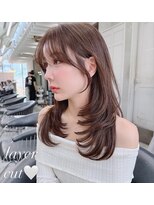 ロンド メリー 大宮(Lond merry)&nbsp;韓国顔周り/ハイレイヤーカット/ワンホンレイヤー/大宮