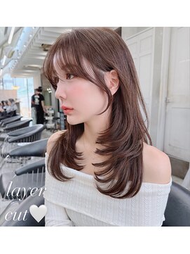 ロンド メリー 大宮(Lond merry) 韓国顔周り/ハイレイヤーカット/ワンホンレイヤー/大宮