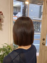 アミュレ ヘア サロン(Amule hair salon)&nbsp;縮毛矯正で叶える乾かすだけで決まるボブスタイル梅ヶ丘美容院