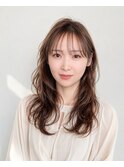 大人可愛い20代30代40代フェミニンロングレイヤー