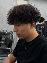 エルマーク 本山(L-MARK)&nbsp;波巻きスパイラル/men's/フェザーパーマ/メンズパーマ/学割