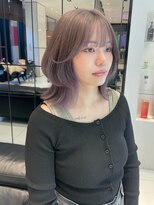 キーン 吉祥寺店(keen)&nbsp;《アイカワ》ラベンダーグレージュ×レイヤーカット
