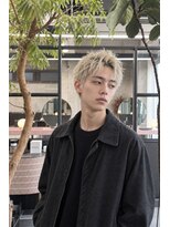 ユニオンデュオ 栄(Union Duo)&nbsp;メンズベリーショート×ハイトーンブリーチ