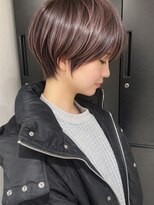 アトレ 福岡大名店(attrait)&nbsp;透け感のあるブラウンショート × 上質なツヤ感