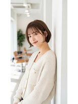 FRAMES 南浦和店【11月6日OPEN（予定）】&nbsp;南浦和ショートボブ◎髪質改善カラー透明感スタイル20代30代40代