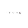 サン(+sun)のお店ロゴ