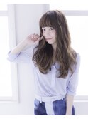 卵型、面長さんにオススメナチュラルロング