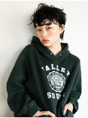 『LESS』くせ毛風パーマ×マニッシュショート [伏見/丸の内/栄/