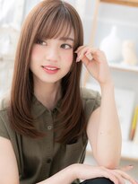 モッズヘア 上尾西口店(mod's hair) 透け感斜めバング♪前下がり小顔ワンカールb上尾20代30代40代