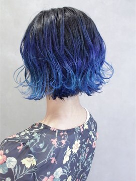 ラニヘアサロン(lani hair salon) ブルーグラデーション