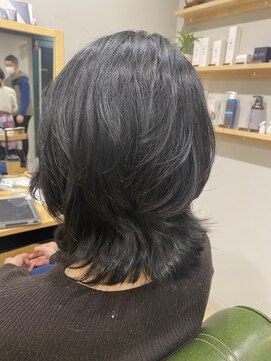 ヘアサロン ナノ(hair salon nano) ツヤ髪ブルーブラック