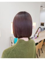 リノ(Lino)&nbsp;カーキベージュ×ボブ