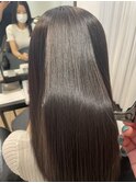 美髪ストレート　ツヤ髪　髪質改善