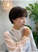 顔型診断デザインカット◎ぱっつんショート