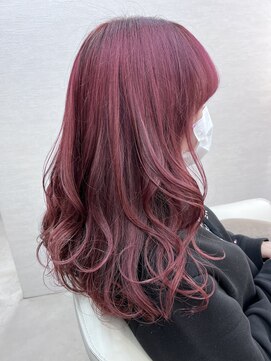 エフェクト(EFFECT hair care & Spa) レッドピンク