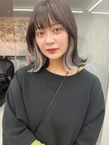 ロンド マーレ 天神大名店(Lond mare)&nbsp;チェリーブラウン/フェミニン/ダークアッシュ/束感/福岡髪質改善