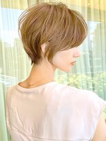 30代/40代/50代・絶壁解消・小顔前下がりショートボブ【柴山】