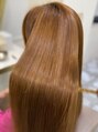 ナオキ ヘアー ドレッシング 銀座店(NAOKI HAIR DRESSING) オリジナル配合の酸性縮毛矯正。柔らかい手触りが続きます。