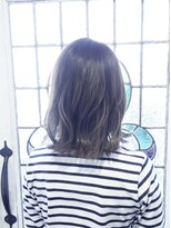 ローグ ヘアー 金町店(Rogue HAIR) 20代30代40代◎ローグ金町(たか)斜めバングシルキーベージュ