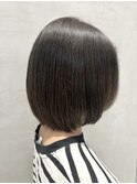 レイヤーボブ × モノグレージュ