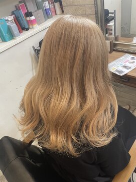 ボアップ 新居浜店(boappu) #ハイトーンカラー#ミルクティカラー#ブリーチカラー