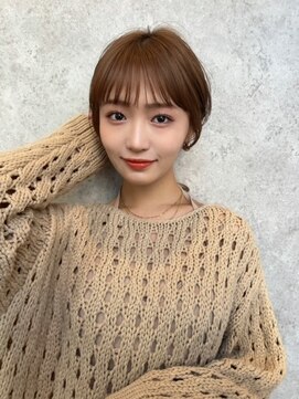 アンバー 池袋(amber) レイヤーボブ/縮毛矯正/オリーブベージュ/髪質改善[池袋駅]