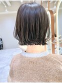 切りっぱなしボブ/縮毛矯正/髪質改善/レイヤーショートボブ