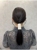 きれいめヘアセット
