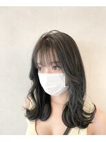 リミットバイアフィナー 大宮店(limit by Afinar)&nbsp;顔周りレイヤー×オリーブグレージュ