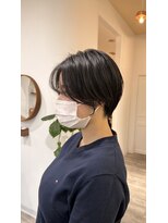 アルトル 池袋(altru)&nbsp;◇大人可愛い30代40代50代白髪ぼかしショートボブくびれショート