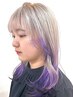 【エンドカラー】カット+ケアブリーチ+髪質改善トリートメント24900円