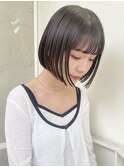 ◎ミニボブ縮毛矯正ショートボブストレートパーマ
