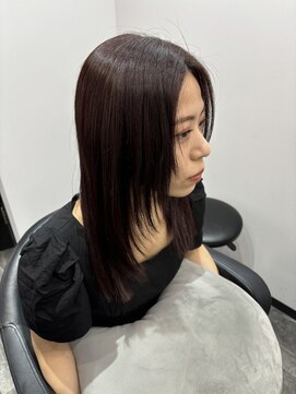 ピリオド 蒲田(Period.) 髪質改善/フェイスレイヤー/チェリーブラウン◎