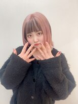 アウラ(aura)&nbsp;ピンクベージュ×ブラック