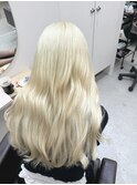 ホワイトブロンド/ケアブリーチ/ブリーチハイトーン抜きっぱなし