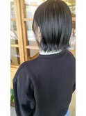 外ハネ×インナーカラー